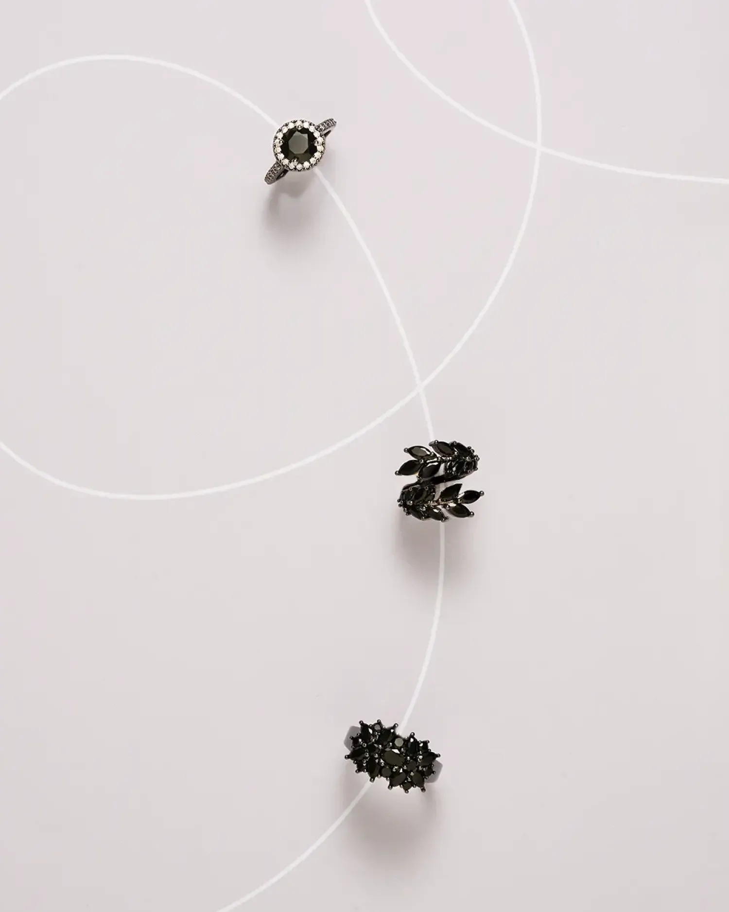 Online Bijou Brigitte Anello - Black Blossom