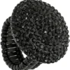 New Bijou Brigitte Anello - Black Crystals