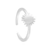 Outlet Bijou Brigitte Anello da piede - Silver Flower
