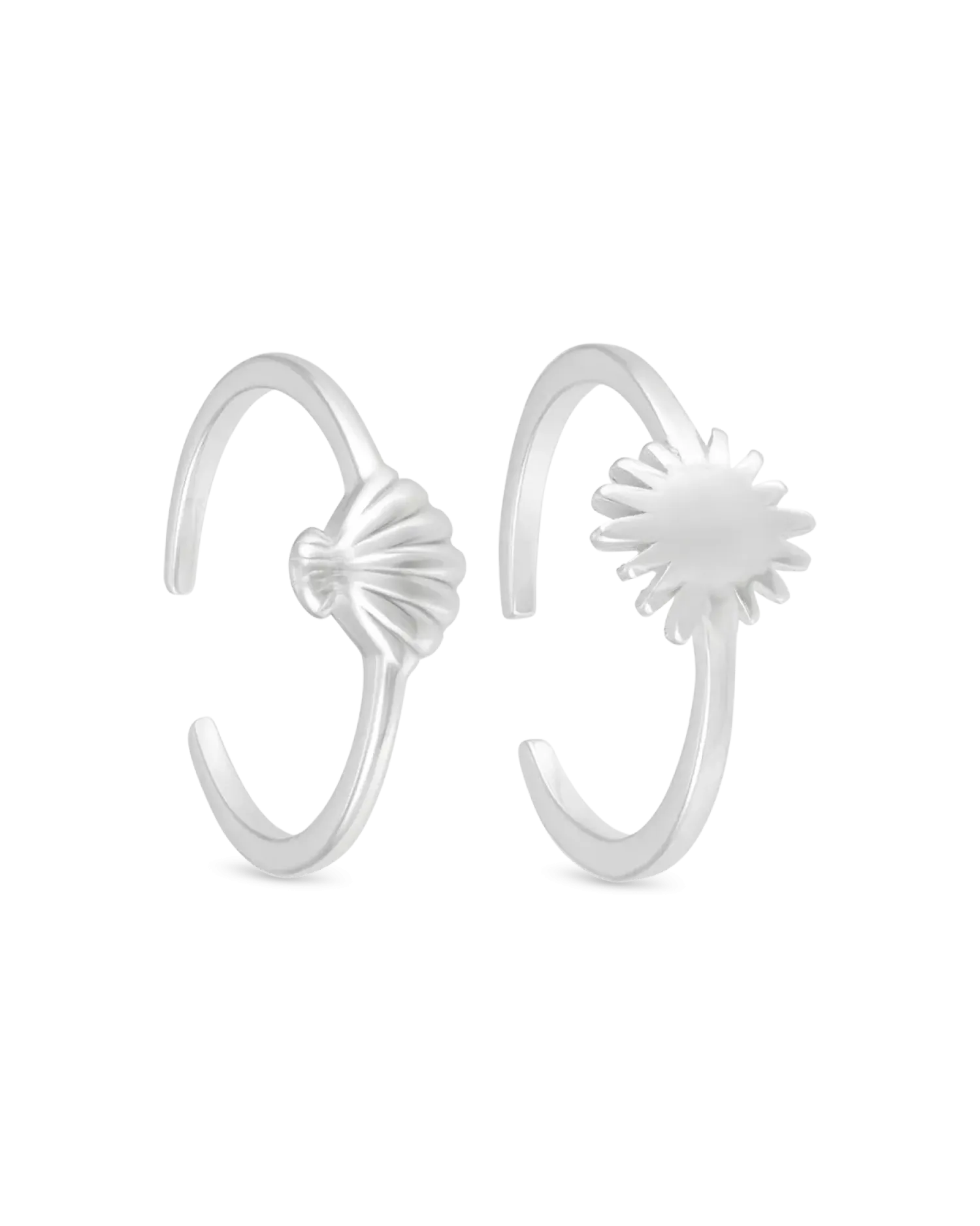 Online Bijou Brigitte Anello da piede - Silver Shell