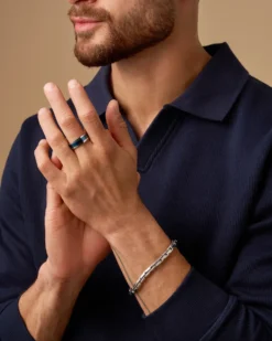 Discount Bijou Brigitte Anello da uomo - Blue Glow