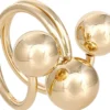 Outlet Bijou Brigitte Anello - Golden Spheres