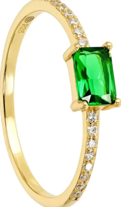 Sale Bijou Brigitte Anello - Green Rectangle