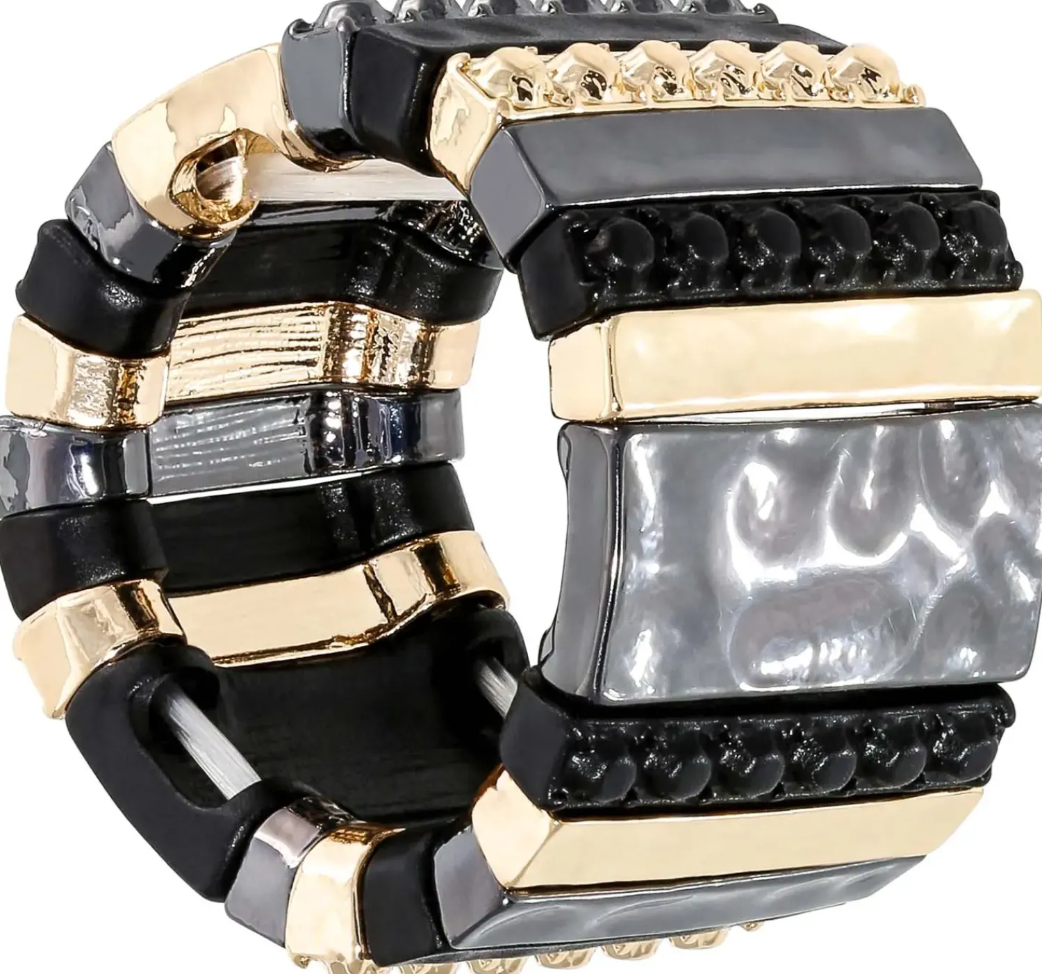 Clearance Bijou Brigitte Anello - Metallic Stripes
