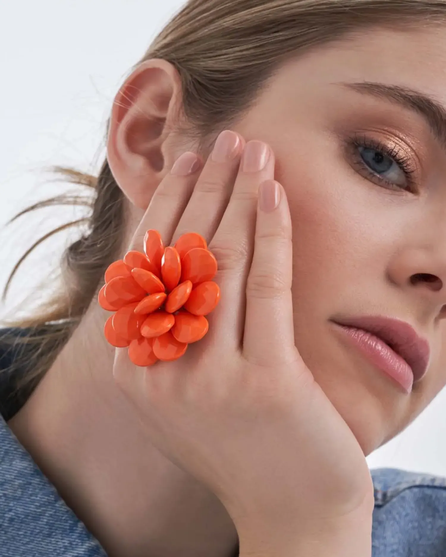 Sale Bijou Brigitte Anello - Orange Flower