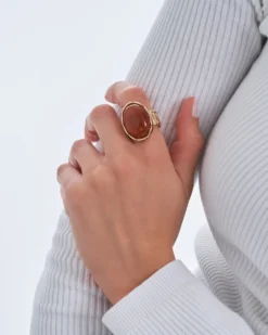 Bijou Brigitte Anello - Orange Oval