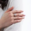 Best Bijou Brigitte Anello - Oval Cubic Zirconia