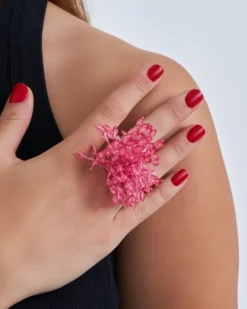 Hot Bijou Brigitte Anello - Red Beads