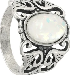 Best Bijou Brigitte Anello - Silver Opal