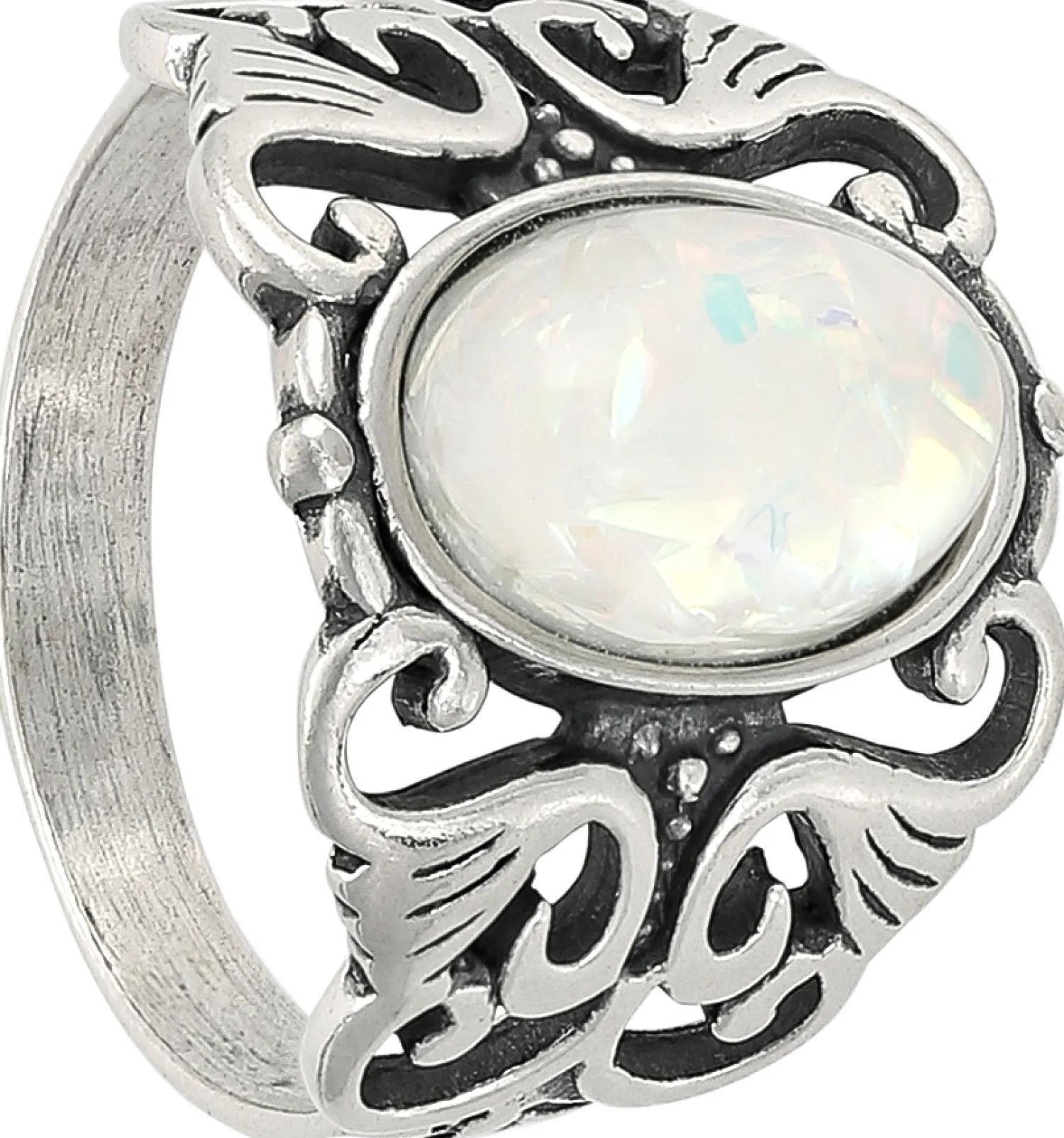 Best Bijou Brigitte Anello - Silver Opal