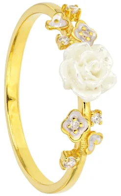 Best Bijou Brigitte Anello - White Rose