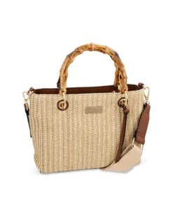 New Bijou Brigitte Borsa - Beige Bamboo