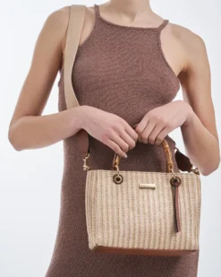 New Bijou Brigitte Borsa - Beige Bamboo
