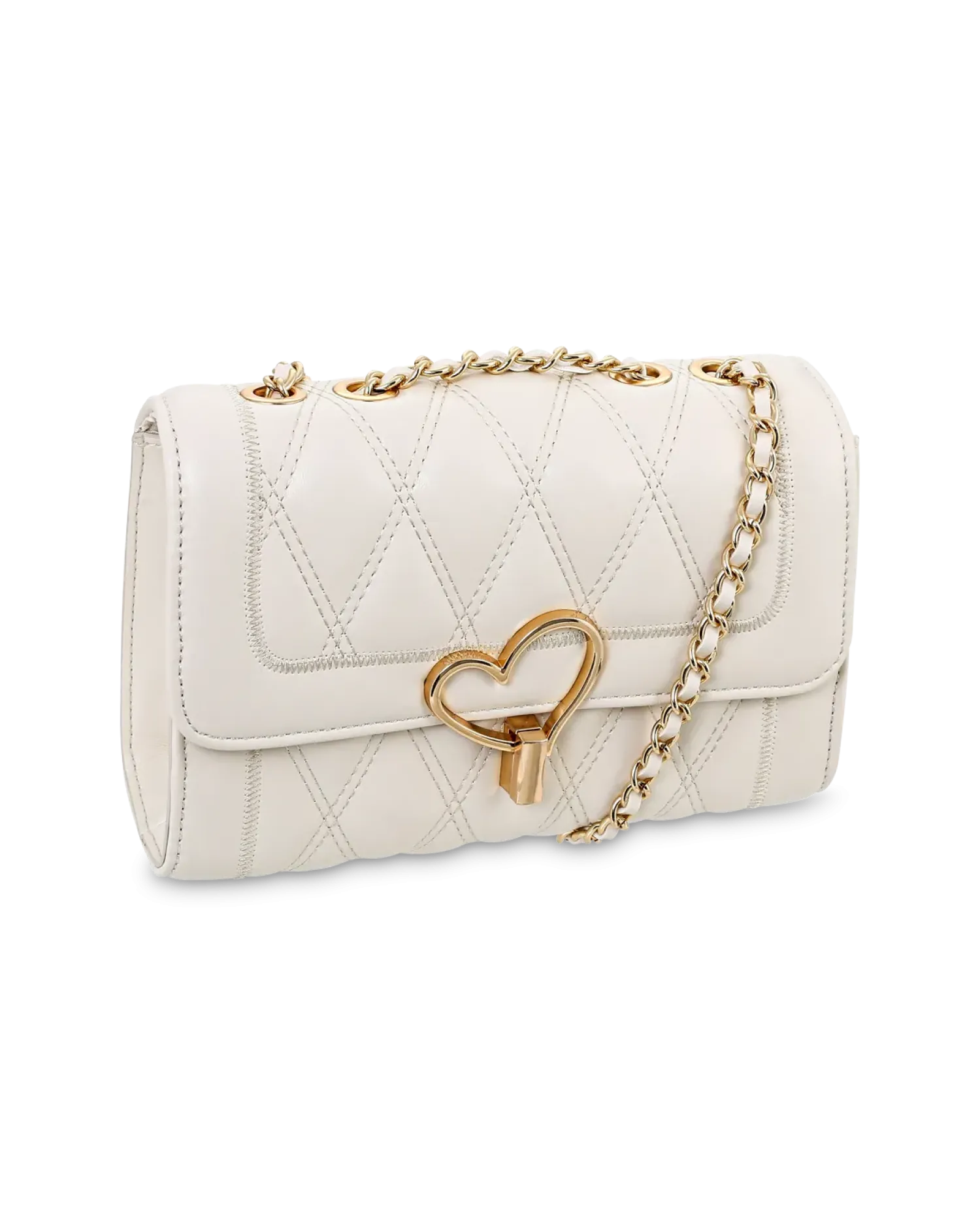 Clearance Bijou Brigitte Borsetta - Beige Heart