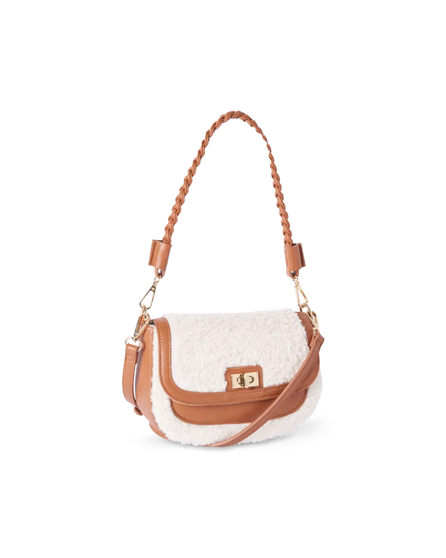 Clearance Bijou Brigitte Borsetta - Beige Teddy