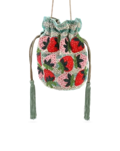 New Bijou Brigitte Borsetta - Glass Strawberrys