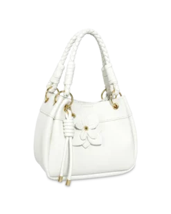 Hot Bijou Brigitte Borsetta - White Flower