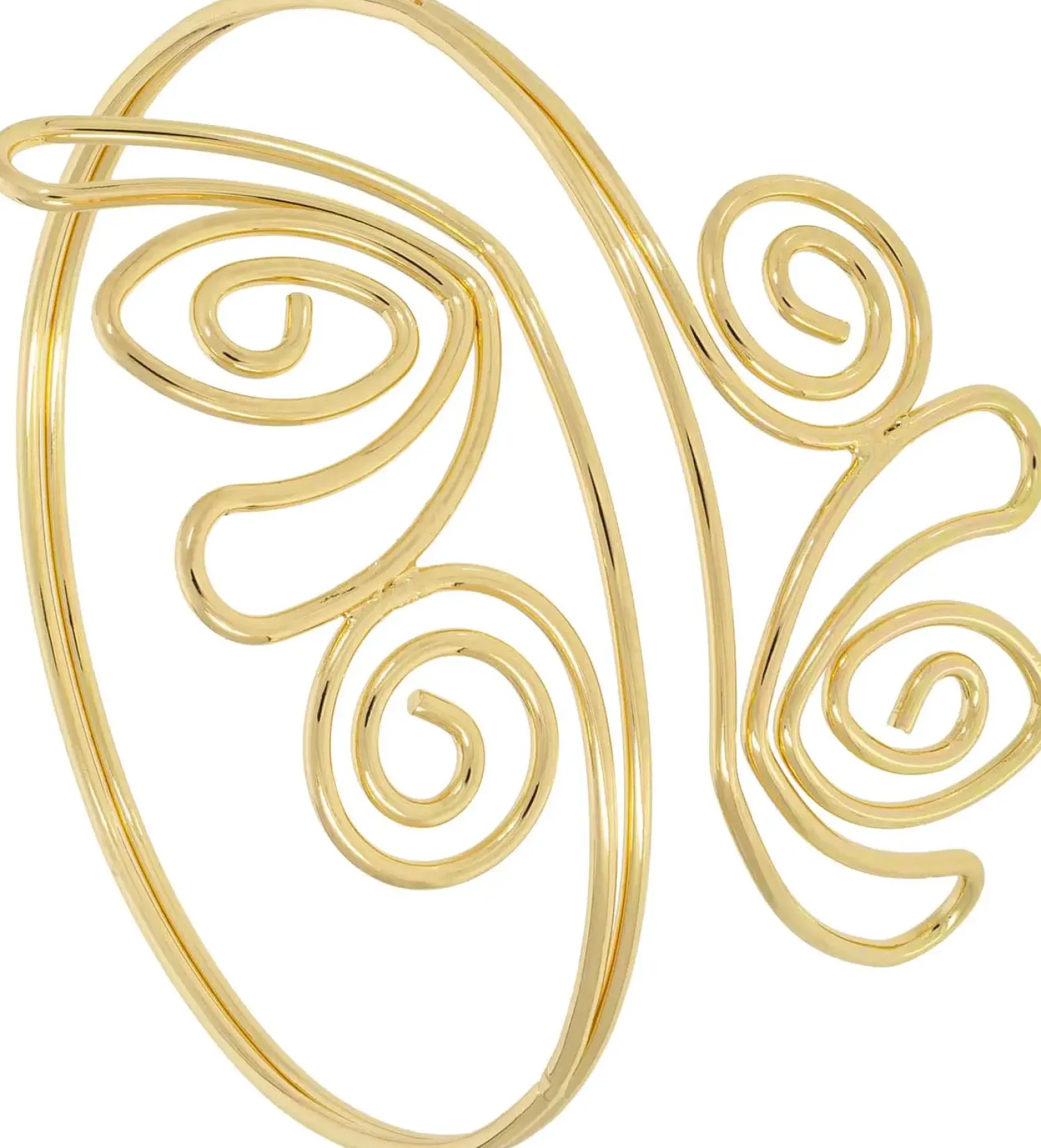 Discount Bijou Brigitte Bracciale da braccio - Golden Squiggle