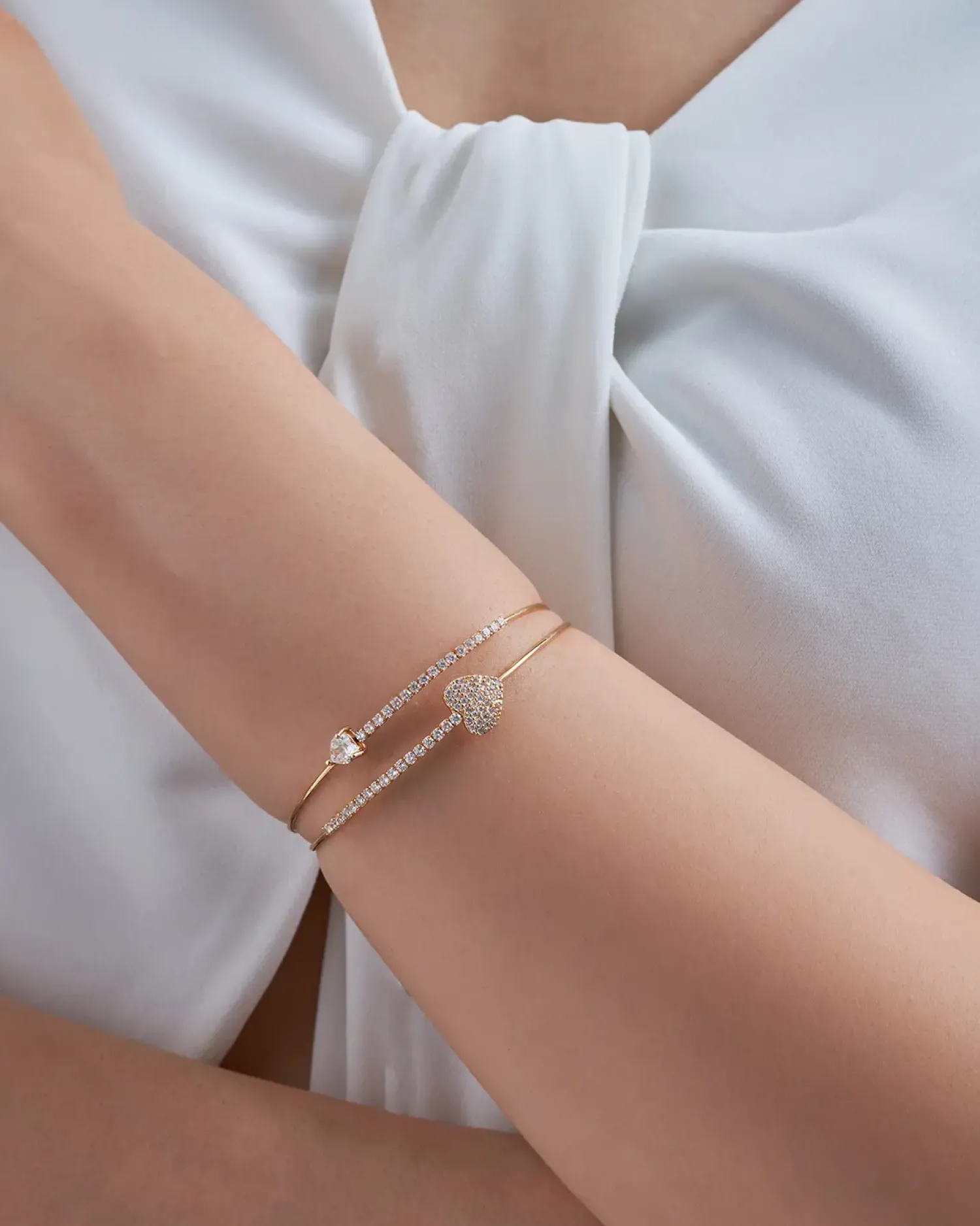 Bijou Brigitte Bracciale - Heart Rows