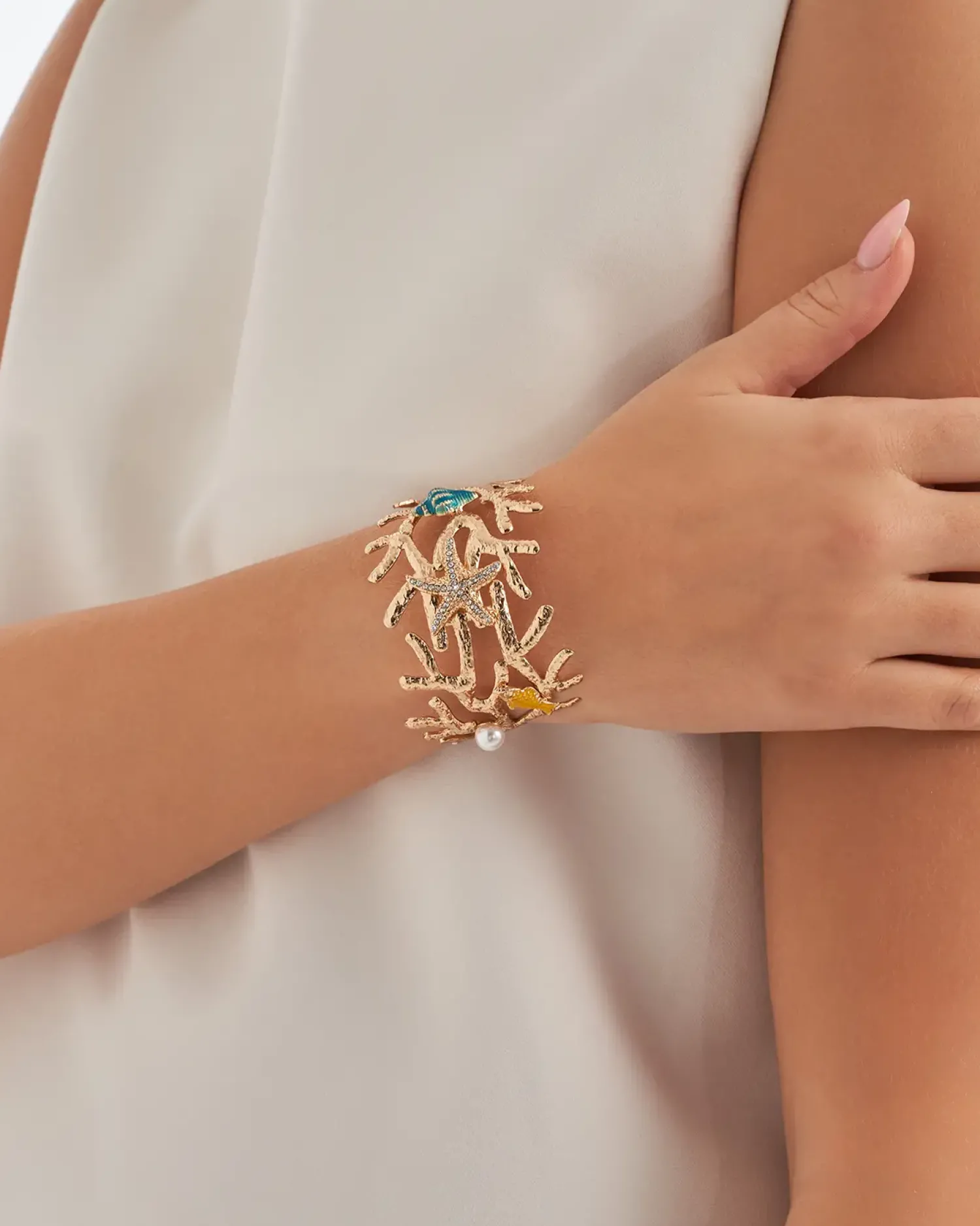 Clearance Bijou Brigitte Bracciale - Perfect Coral