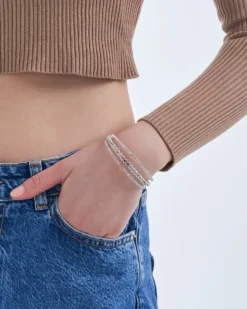 Outlet Bijou Brigitte Bracciale - Silver Lines