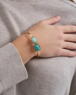 Sale Bijou Brigitte Bracciale - Square Amazonite