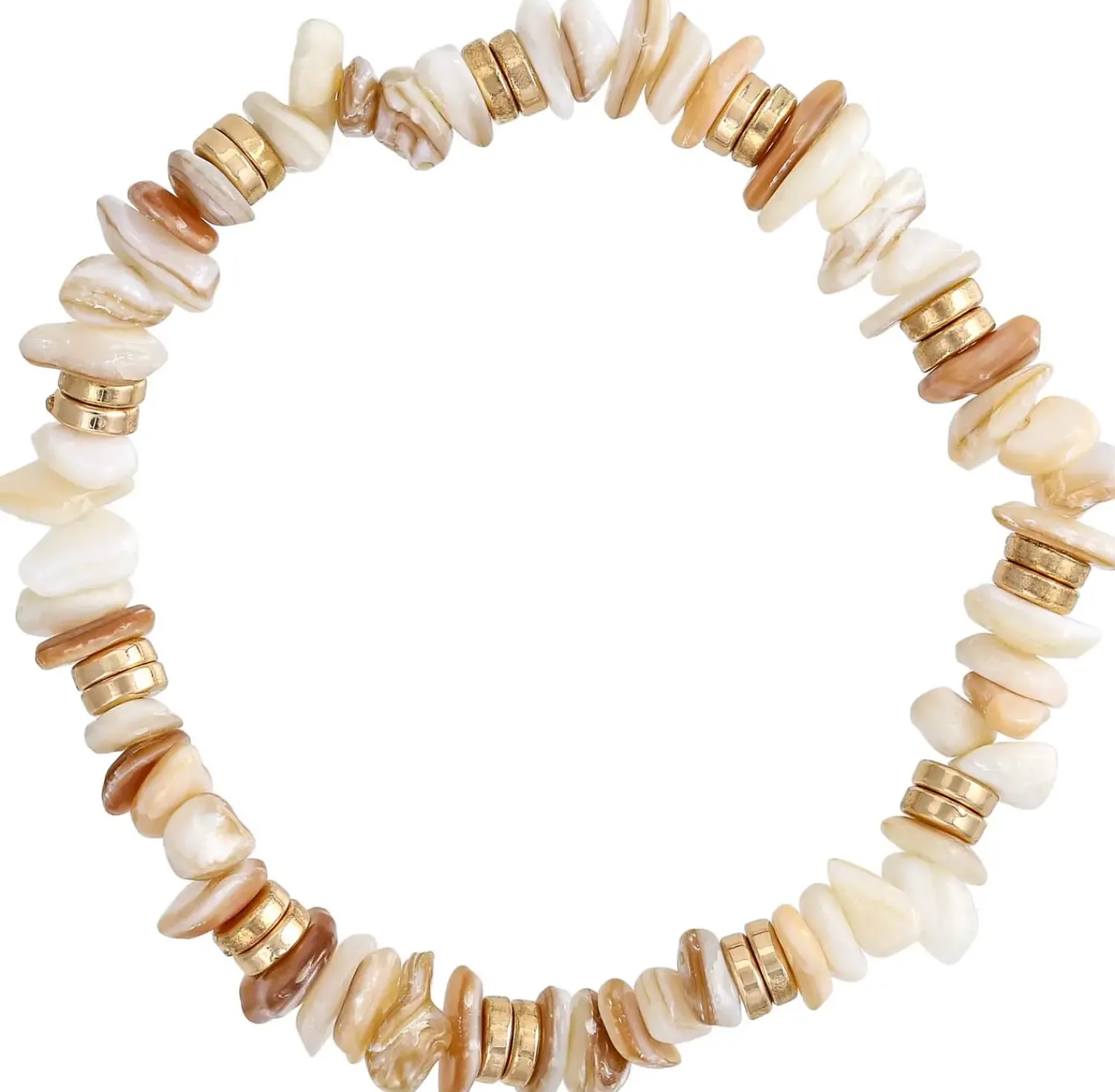 Hot Bijou Brigitte Braccialetto - Beige Shells