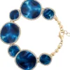 Hot Bijou Brigitte Braccialetto - Blue Enamel