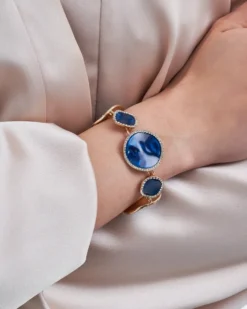 Hot Bijou Brigitte Braccialetto - Blue Enamel