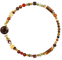 Discount Bijou Brigitte Braccialetto - Brown Agate