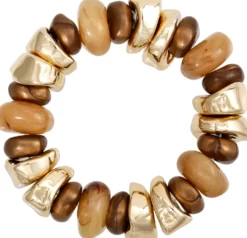 Clearance Bijou Brigitte Braccialetto - Chunky Caramel