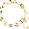 Online Bijou Brigitte Braccialetto - Colorful Jasper