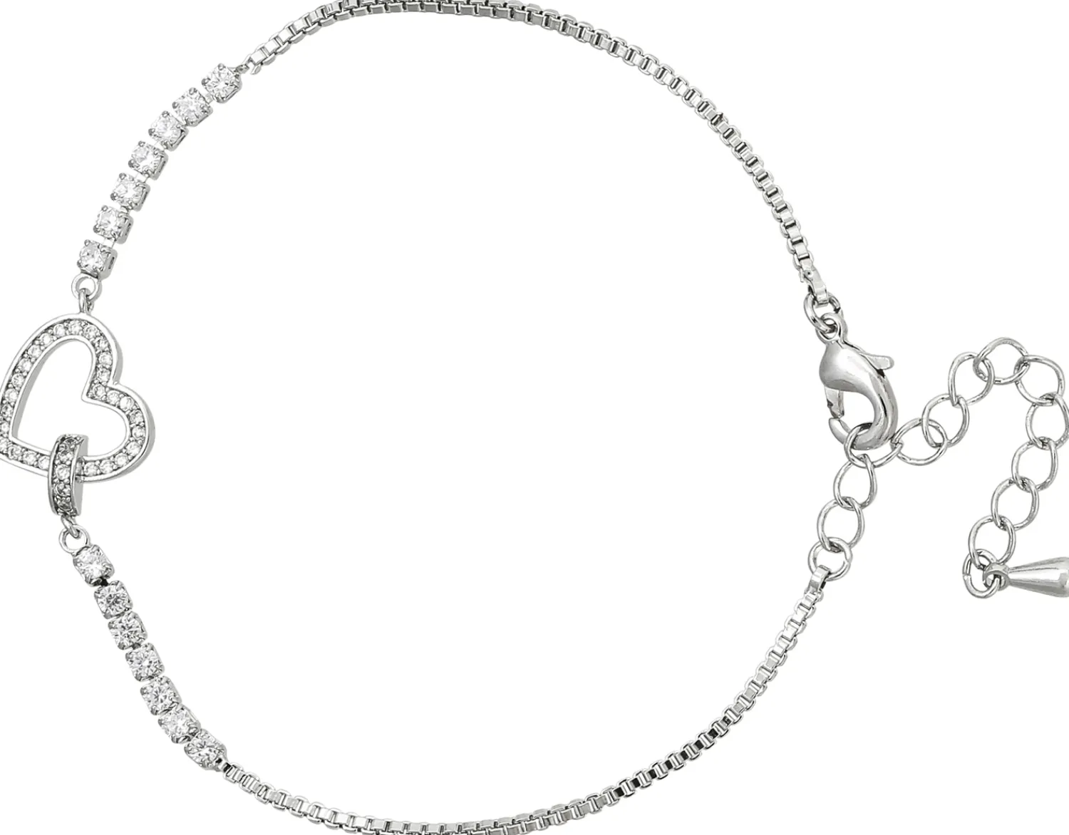 Best Bijou Brigitte Braccialetto con ciondolo - Beautiful Heart
