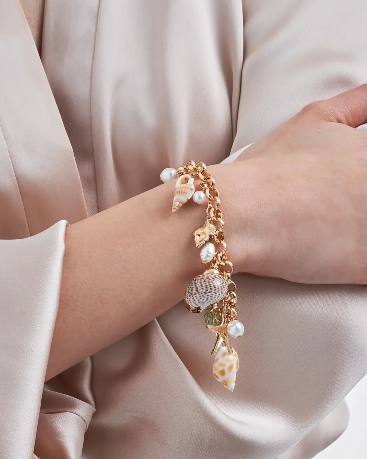 Hot Bijou Brigitte Braccialetto con pendenti - Beach Love
