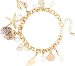 Hot Bijou Brigitte Braccialetto con pendenti - Beach Love