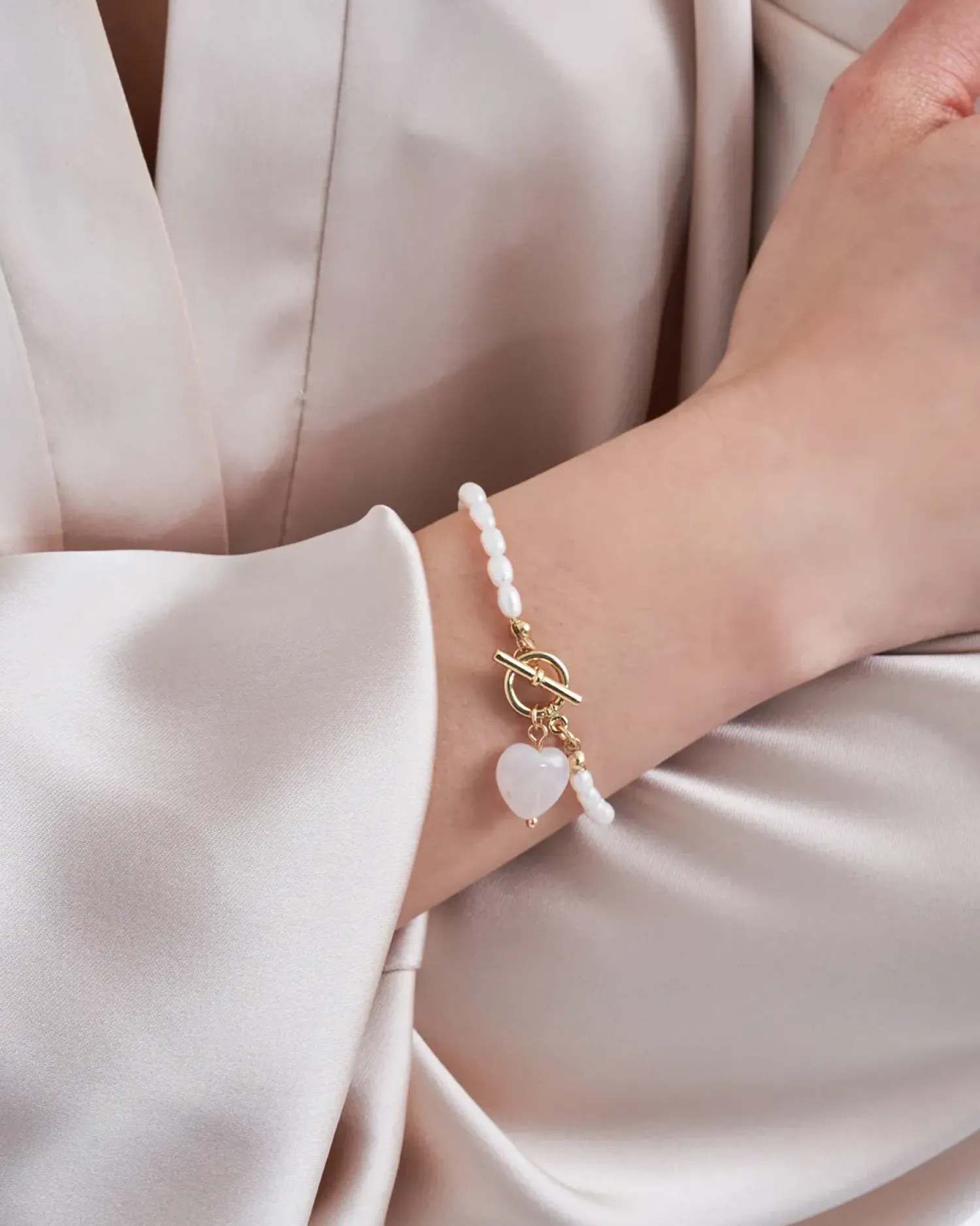 Best Bijou Brigitte Braccialetto con perle - Sweet Love