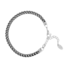 Best Bijou Brigitte Braccialetto da uomo - Antique Silver