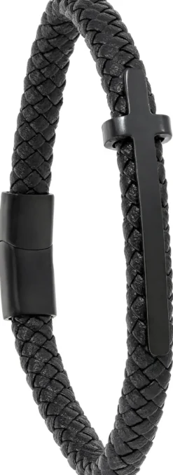 Best Bijou Brigitte Braccialetto da uomo - Black Mesh