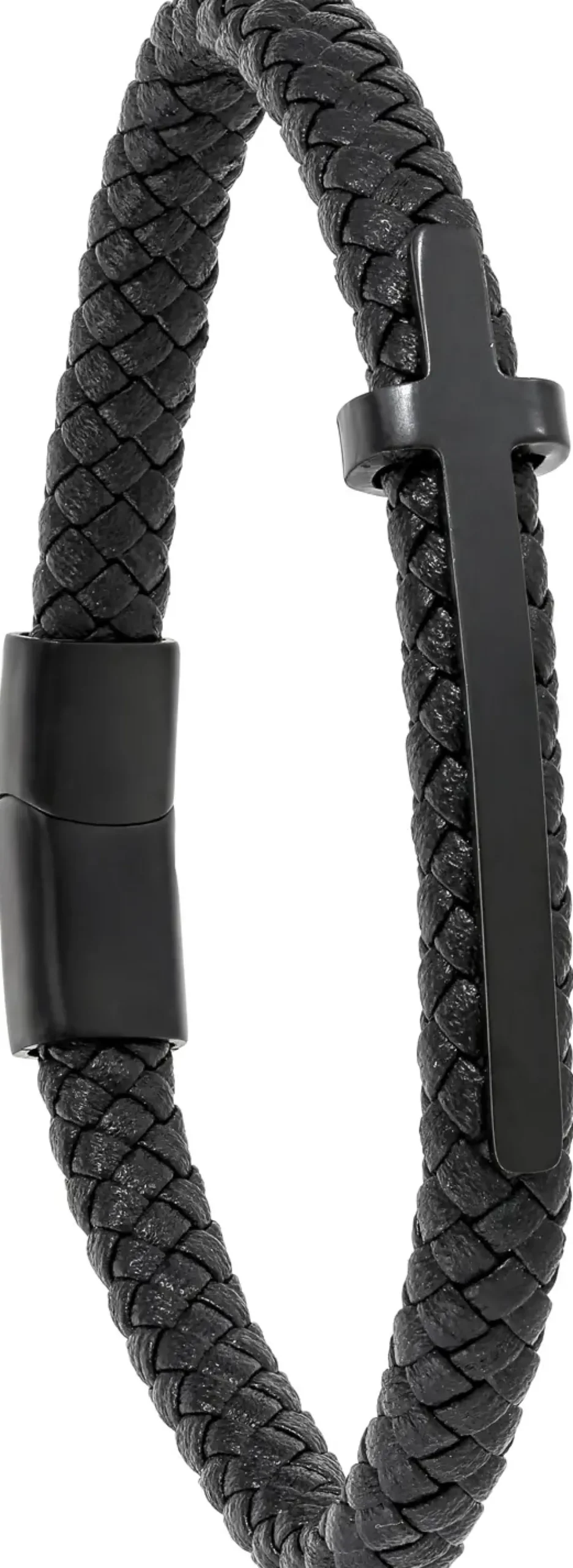Best Bijou Brigitte Braccialetto da uomo - Black Mesh