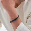New Bijou Brigitte Braccialetto da uomo - Blue Details
