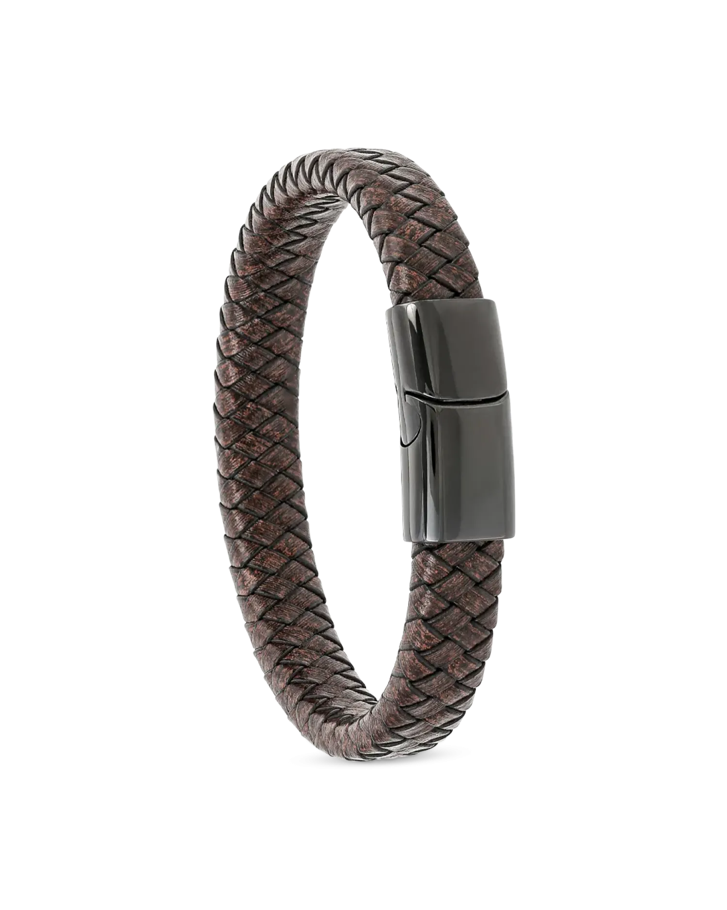 Clearance Bijou Brigitte Braccialetto da uomo - Braided Leather