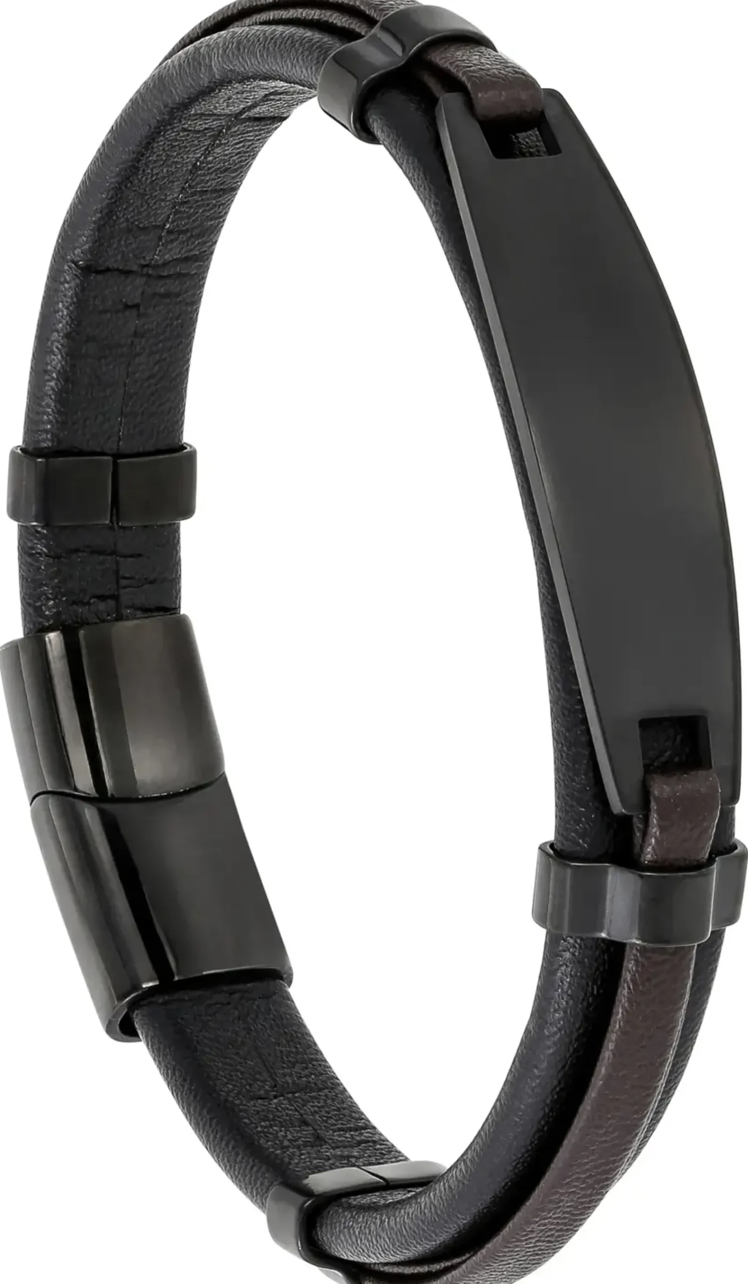 Outlet Bijou Brigitte Braccialetto da uomo - Brown Vibe