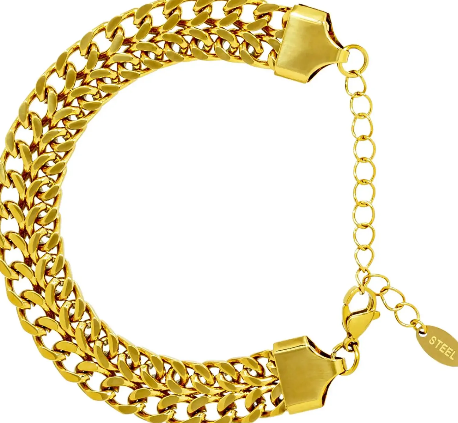 Best Bijou Brigitte Braccialetto - Double Steel