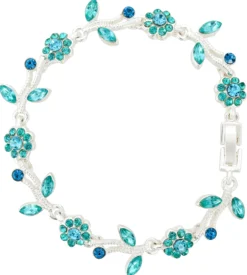 Bijou Brigitte Braccialetto - fiore di strass