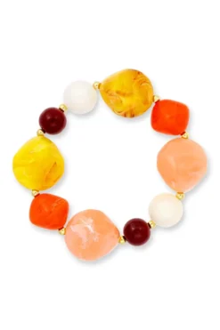 Hot Bijou Brigitte Braccialetto - Fire Stone