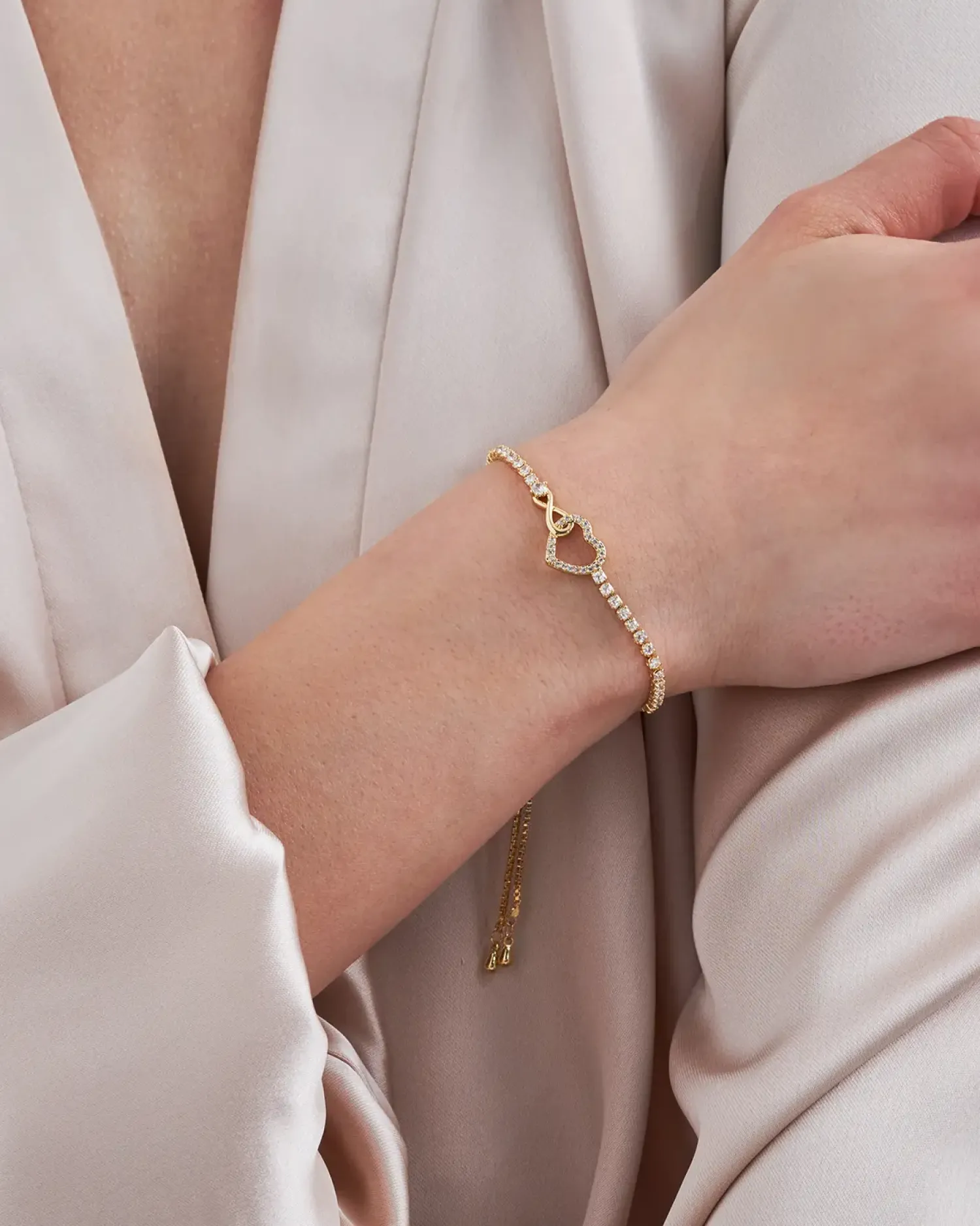 Clearance Bijou Brigitte Braccialetto - Flawless Infinity