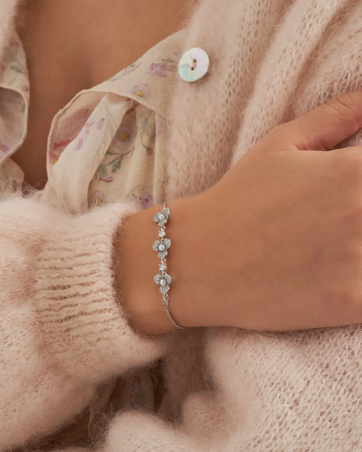 Sale Bijou Brigitte Braccialetto - Flower Trio
