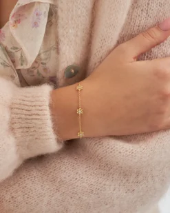 Discount Bijou Brigitte Braccialetto - Golden Bloom