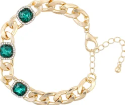 New Bijou Brigitte Braccialetto - Green Elegance