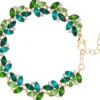 Bijou Brigitte Braccialetto - Green Leaves